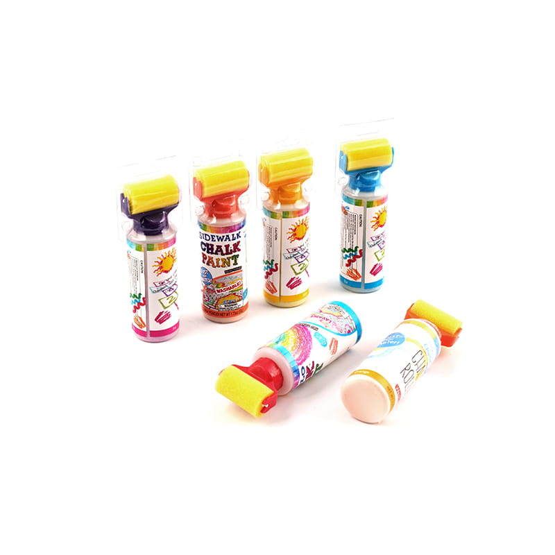 Bréagán péint cailc sidewalk